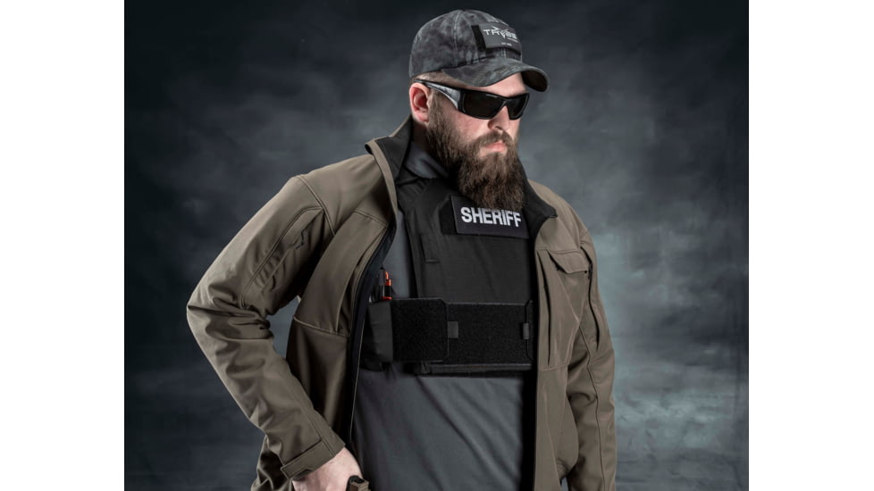 TRYBE Tactical Covert Plate Carrier, Black, CPC-BL