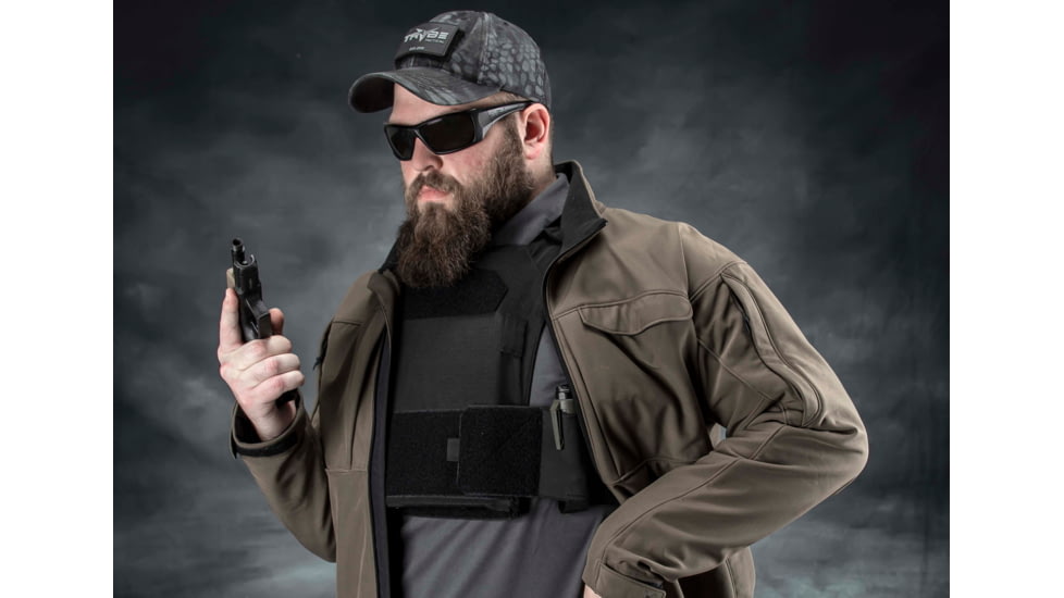 TRYBE Tactical Covert Plate Carrier, Black, CPC-BL