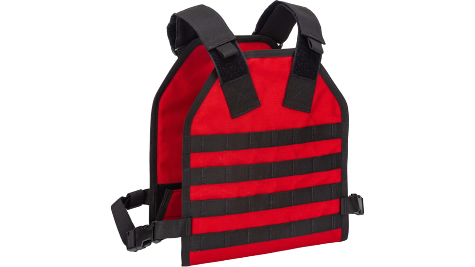 TRYBE Tactical Laser-Cut Plate Carrier, Red, LSRPC-RD