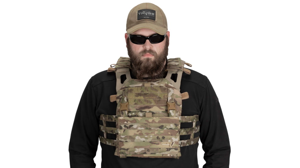 TRYBE Tactical Low-Profile Plate Carrier, Multicam, LPPC-MC
