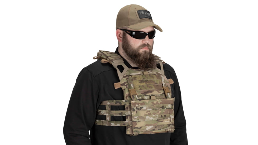 TRYBE Tactical Low-Profile Plate Carrier, Multicam, LPPC-MC