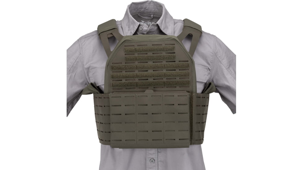 TRYBE Tactical Low-Profile Plate Carrier, Ranger Green, LPFPC-RG