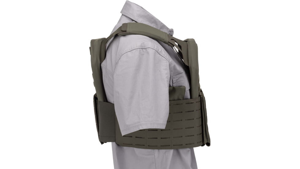 TRYBE Tactical Low-Profile Plate Carrier, Ranger Green, LPFPC-RG