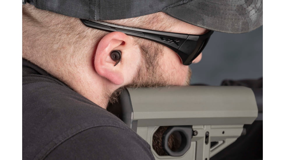 TRYBE Tactical Reusable Multi-Purpose Ear Plugs, 33dB, Universal Fit, TRT-EP-SMK