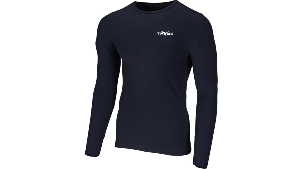 TRYBE Tactical Seamless Thermal Long-Sleeve Shirt - Mens, Black, Extra Large, STLSBK-XL