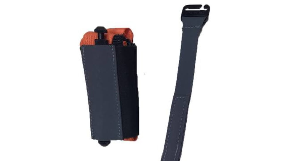 TUFF Products Just In Case Tourniquet Pouch, Molle, Veclro Fastener, Ambidextrous, Gray, 8874-SCE-JICTQ-GY