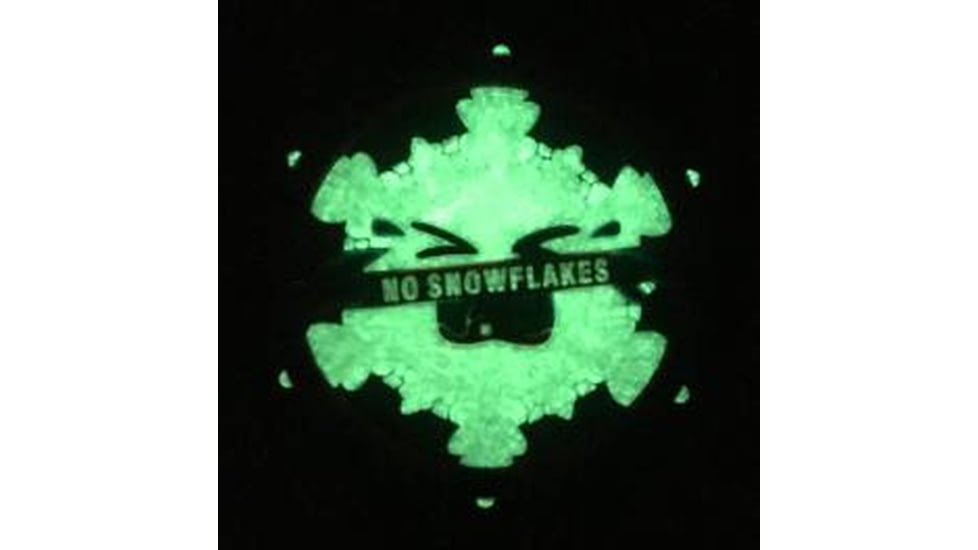 TUFF Products No Snowflakes Patch, Blue/White, 3 in, P-Snowflake