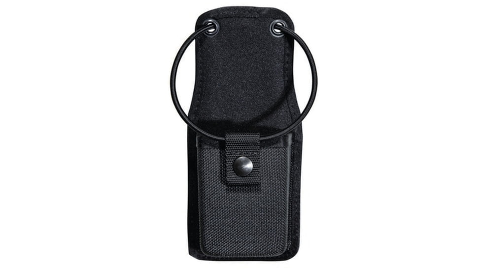 TUFF Products Slide-On Universal Radio Case, Black Nylon, Swivel Mount, Fits Most Radios 7719MS-NYB