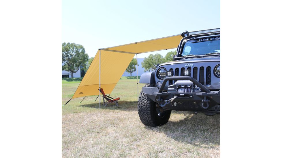 Tuff Stuff Overland Awning Shade Wall, 6.5 x 8 ft, Sand, NSN N, TS-AWN-SW-6.5