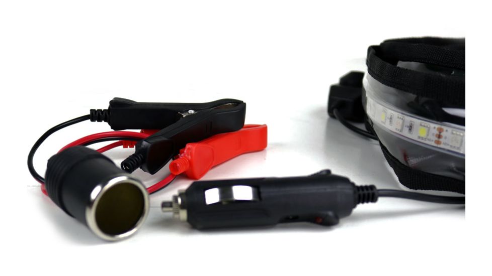 Tuff Stuff Overland LED Light Strip for Rooftop Tent, 12V, Amber/White, NSN N, TS-LED-TL-12V-AW