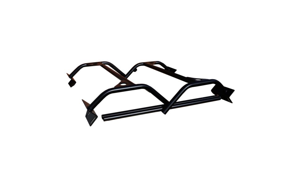Tuff Stuff Overland Roof Top Tent Truck Bed Rack, Adjustable, Powder Coated, 40 Inch, Black, NSN N, TS-UBR-PDR-40