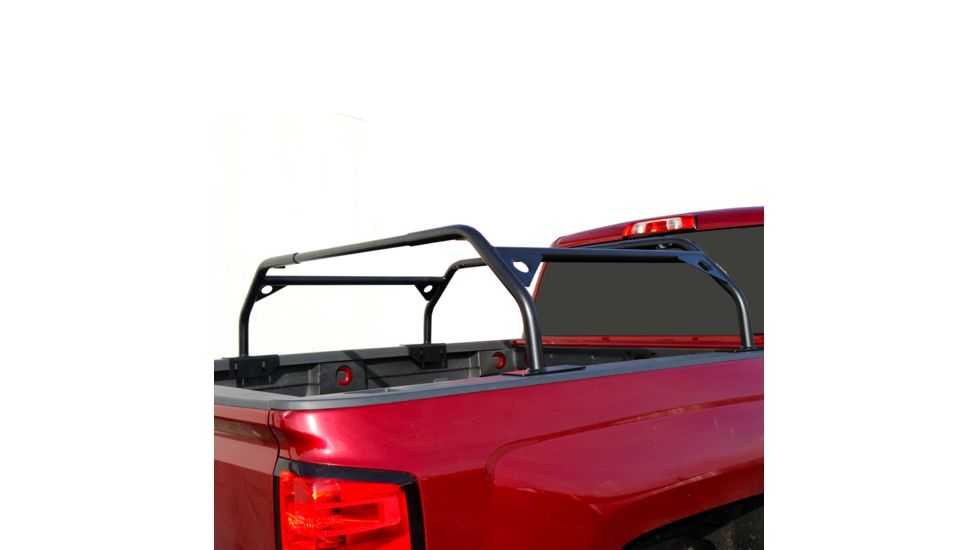 Tuff Stuff Overland Roof Top Tent Truck Bed Rack, Adjustable, Powder Coated, 60 Inch, Black, NSN N, TS-UBR-PDR-60