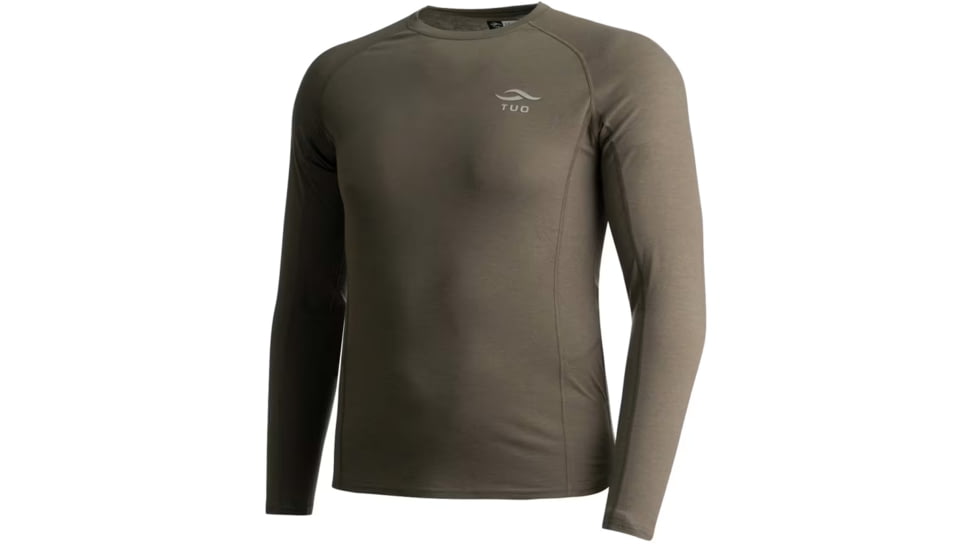 Tuo Cutlery TUO Kinetic Merino 150 LS Crew Shirt - Men's, 2XL, Deadfall, 1409369