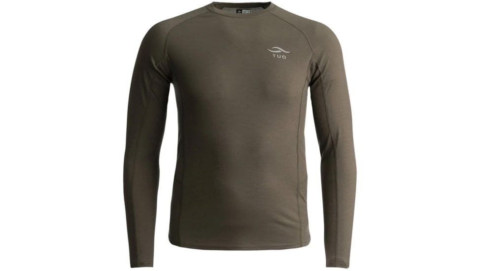 Tuo Cutlery TUO Kinetic Merino 150 LS Crew Shirt - Men's, 2XL, Deadfall, 1409369