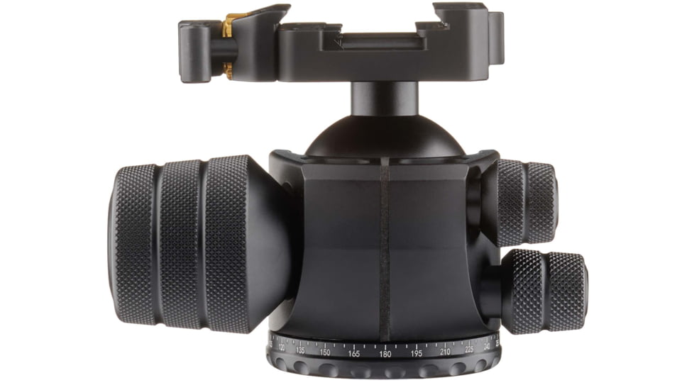 Two Vets Tripods Inc 44MM Dual Tension Ballhead w/Arcalock Dual Clamp, Arca Swiss and Picatinny
