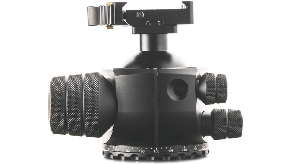 Two Vets Tripods Inc 55mm Dual Tension Ballhead W/ Area 419 Arcalock QD, Black, 4in, 850044845187