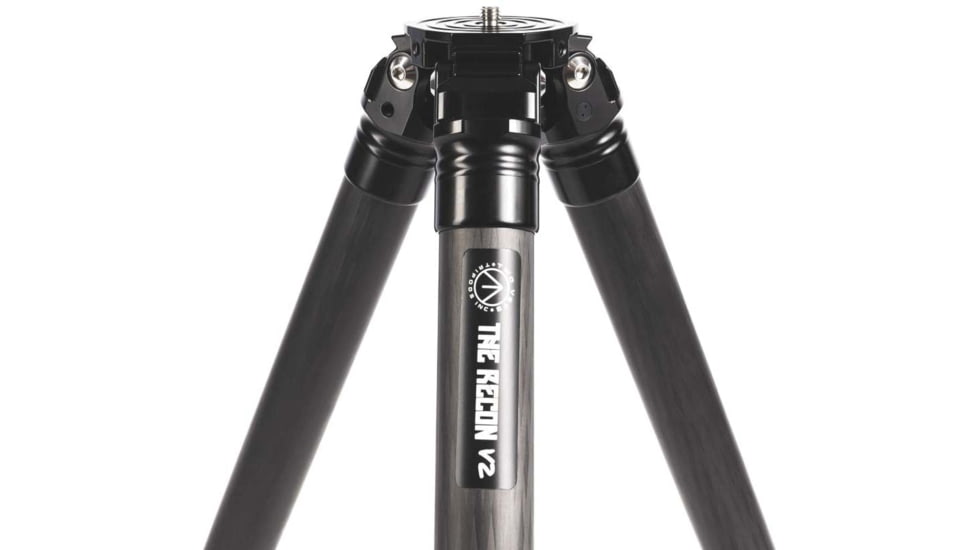 Two Vets Tripods Inc Recon V2 Tripod, Carbon Fiber/Black, 27-65.5in, RECONV2