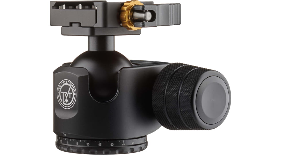 Two Vets Tripods Inc 44mm Dual Tension Ballhead W/ Area 419 Arcalock QD
