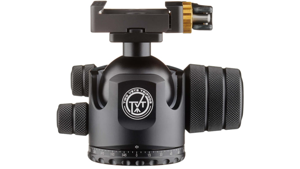 Two Vets Tripods Inc 44mm Dual Tension Ballhead W/ Area 419 Arcalock QD