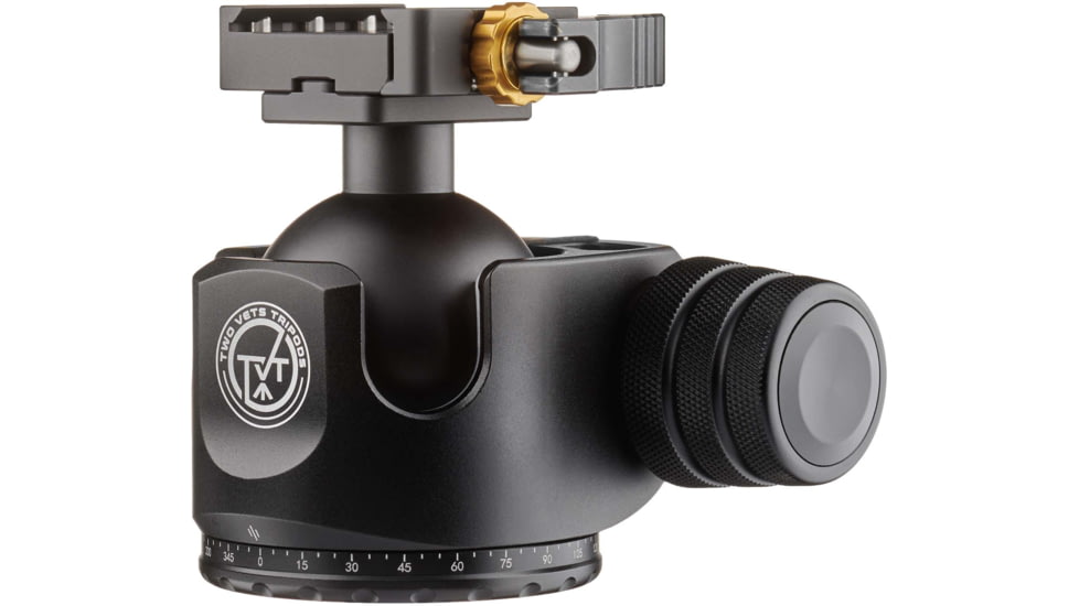 Two Vets Tripods Inc 55mm Dual Tension Ballhead W/ Area 419 Arcalock QD