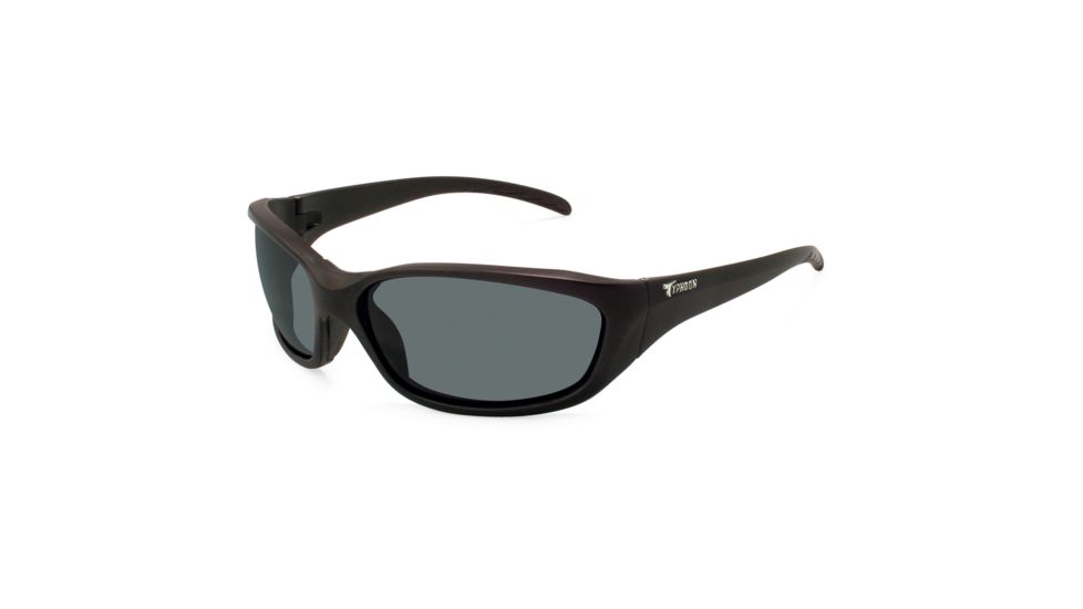 Typhoon Latitude Sunglasses - Black Frame, Horizon Grey Polarized Lenses 943TBK