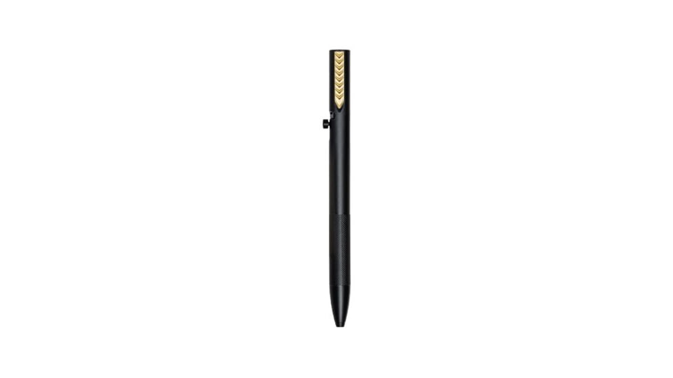 Tyrant CNC C 003 Tactical Pen, Black/Gold, TD-TDC003-BLK-GLD