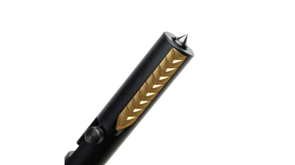 Tyrant CNC C 003 Tactical Pen, Black/Gold, TD-TDC003-BLK-GLD