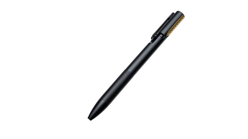 Tyrant CNC C 003 Tactical Pen, Black/Gold, TD-TDC003-BLK-GLD