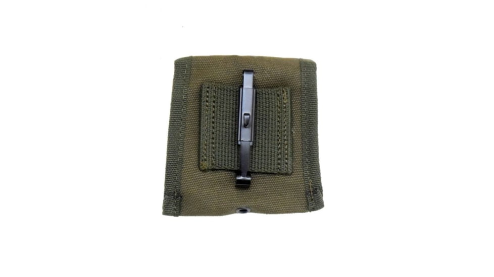 U.S. Spec Canvas First Aid and Compass Pouch, OD Green, RODCOMPOP