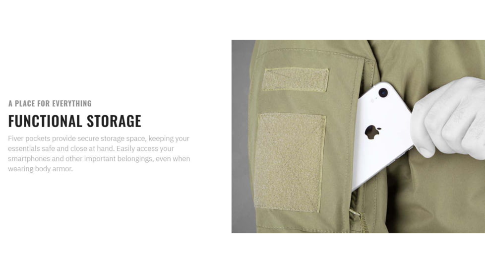 UARM COJ City Operator Jacket, Tan, XL, COJXLT