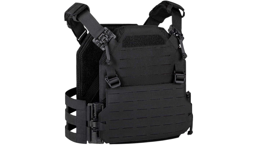 UARM FPC Featherweight Plate Carrier, Skeletal Cummerbund, Black, S, FPCSB-SCFRPCSB