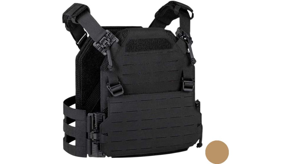 UARM FPC Featherweight Plate Carrier, Skeletal Cummerbund, Coyote, S, FPCSC-SCFRPCSC
