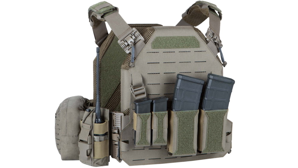 UARM FPC Featherweight Plate Carrier, Skeletal Cummerbund, Ranger Green, S, FPCSR-SCFRPCSR