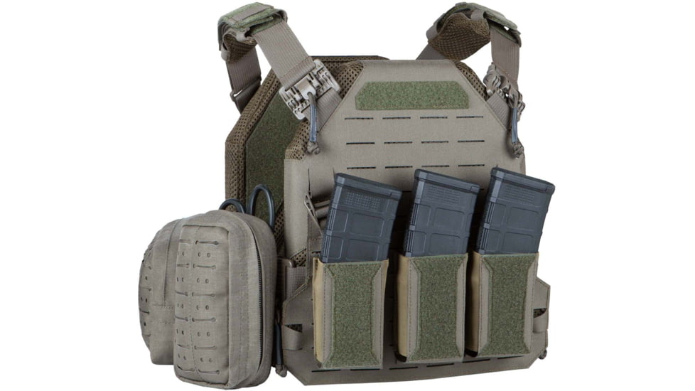 UARM FPC Featherweight Plate Carrier, Skeletal Cummerbund, Ranger Green, S, FPCSR-SCFRPCSR
