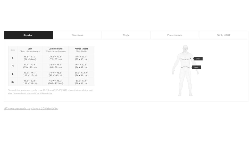 UARM FRPC Fast Response Plate Carrier, Black, Extra Large, FRPCMBF-XL