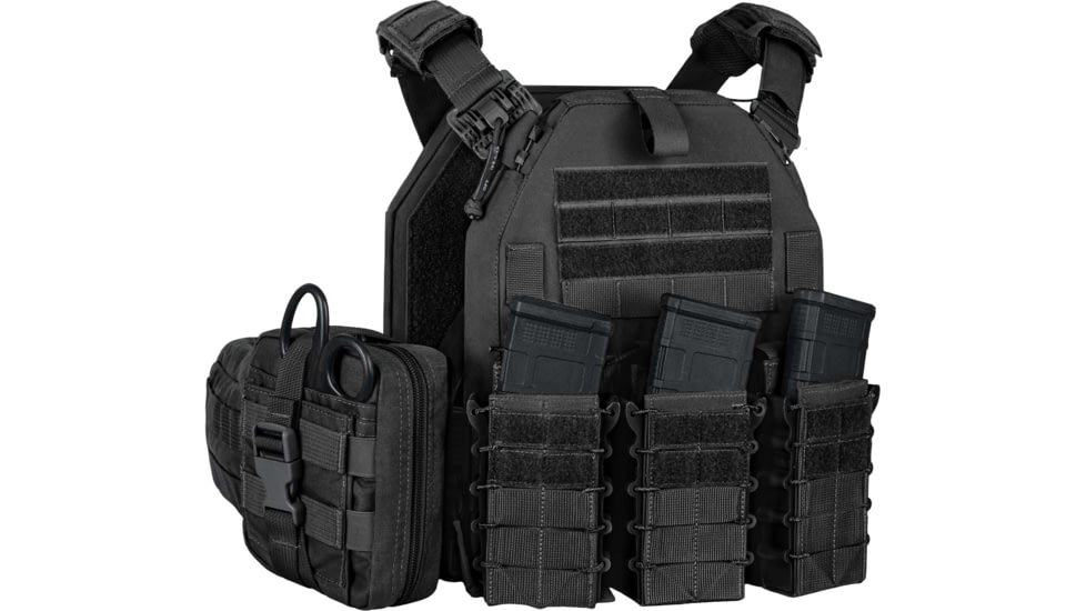 UARM FRPC Fast Response Plate Carrier, Black, Extra Large, FRPCMBF-XL