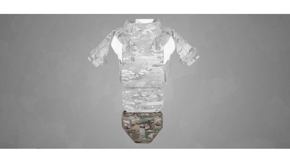 UARM GAM Groin Armor Module, Type IIA Threat Level, Multicam, GAMM-SAGAM2A