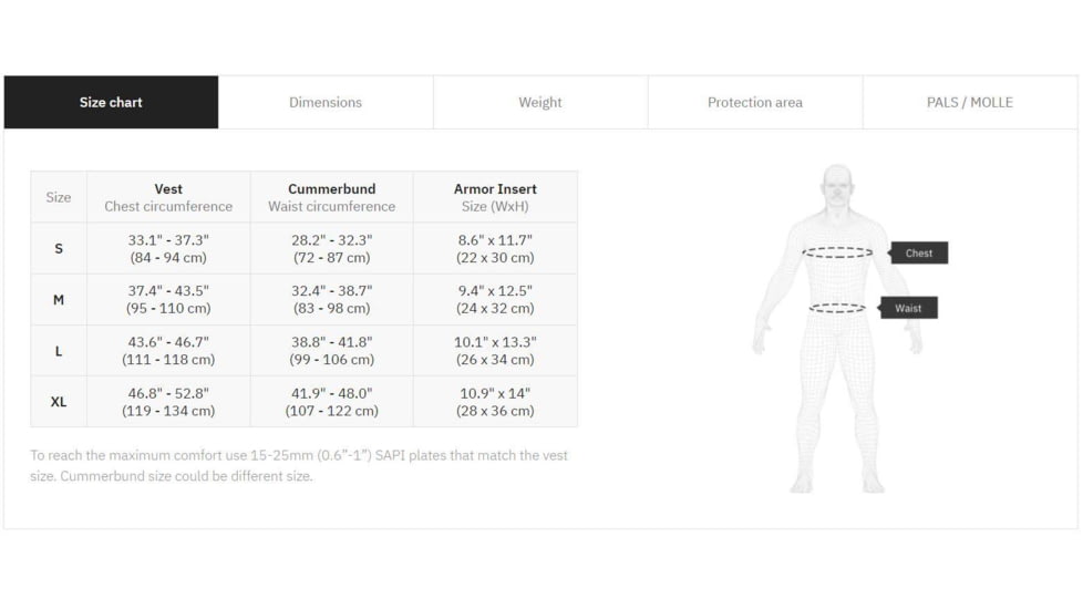 UARM HPC Hybrid Plate Carrier,Skeletal Cummerbund, Coyote, S, HPCSC-SCRPCSC