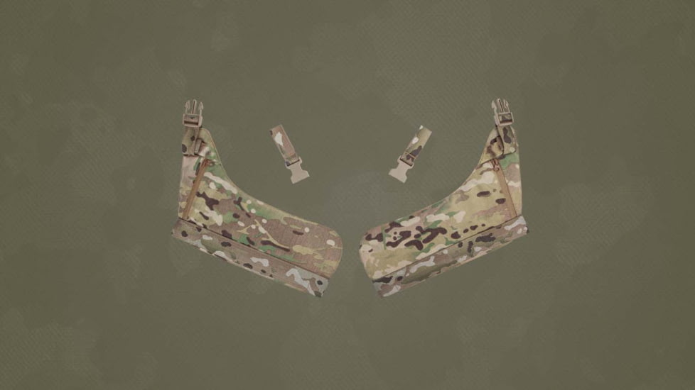 UARM ITAM Inner Thigh Armor Module, Type II Threat Level, Multicam, SAITAM2-ITAMM