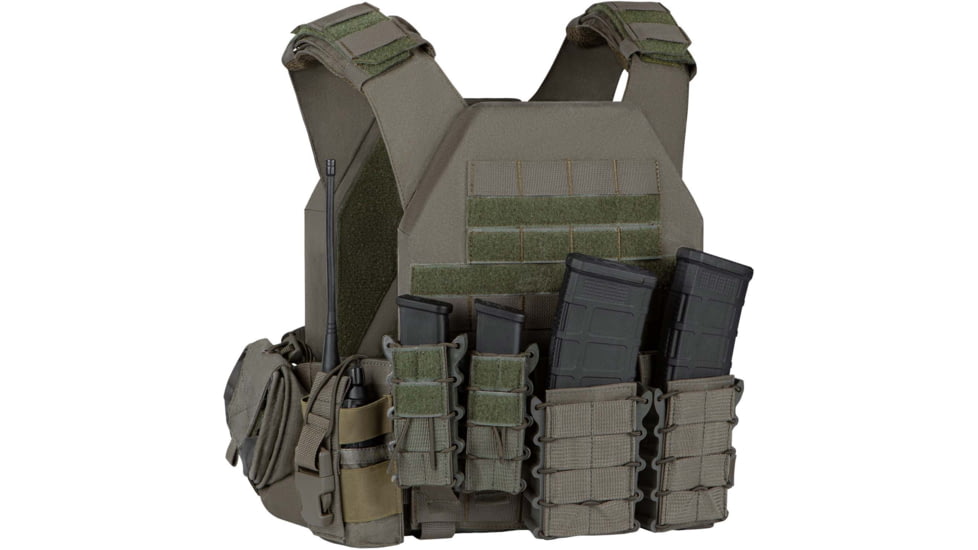 UARM RPC Robust Plate Carrier, Pocket Cummerbund, Ranger Green, S, RPCSR-ACRPCSR