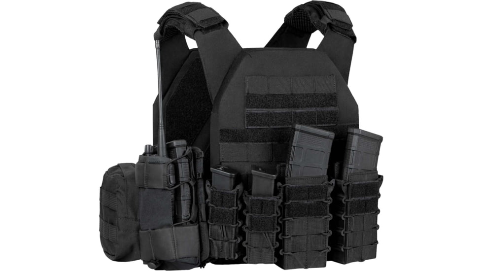 UARM RPC Robust Plate Carrier, Skeletal Cummerbund, Black, S, RPCSB-SCRPCSB