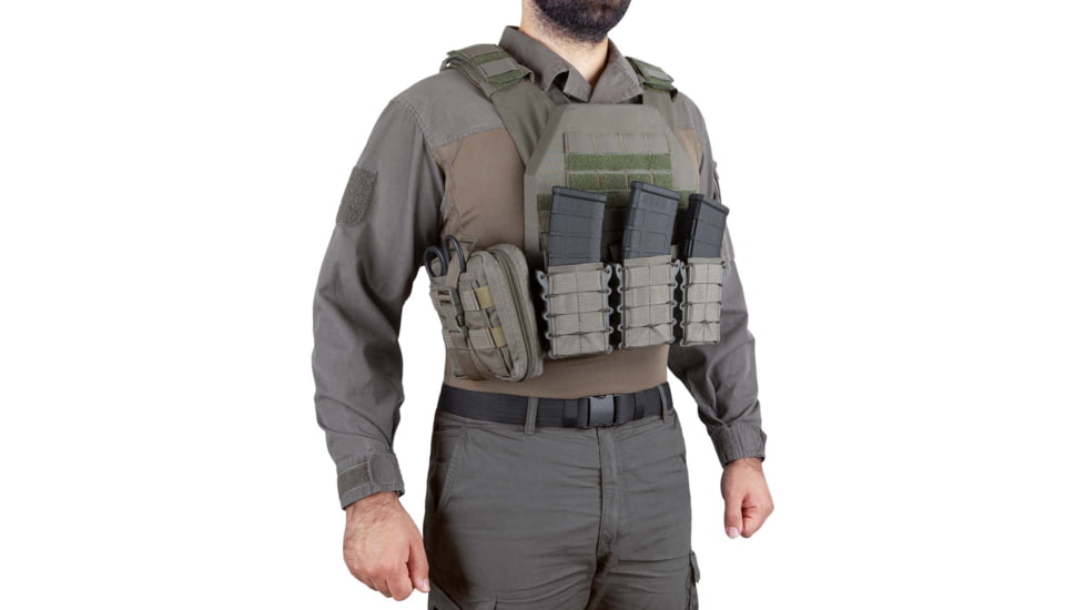 UARM RPC Robust Plate Carrier, Skeletal Cummerbund, Ranger Green, S, RPCSR-SCRPCSR