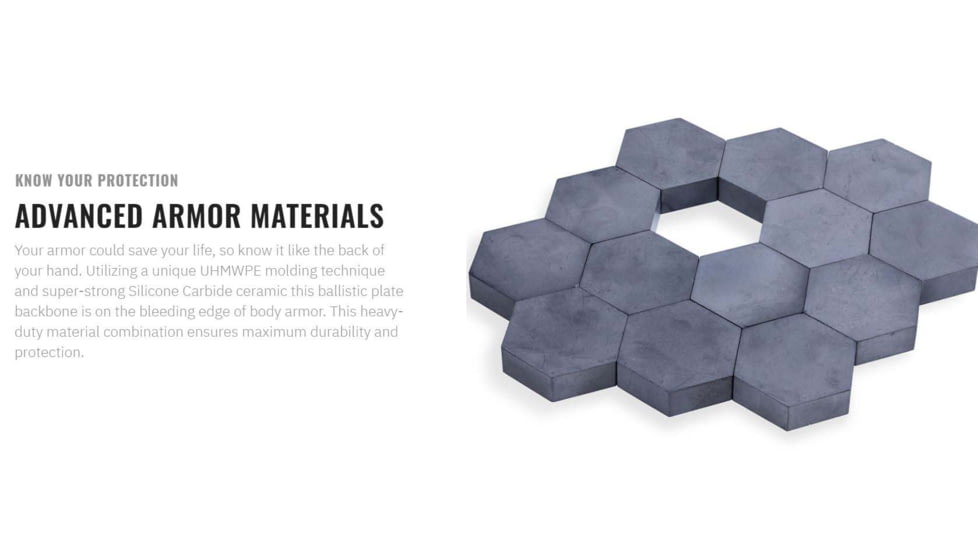 UARM SA3SSP LEVEL III++ SILICON CARBIDE Side, 6X8, SA3SSP82
