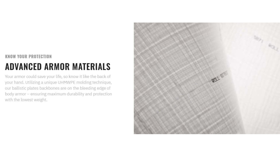 UARM SA3USP Level III+ UHMWPE Side Armor Plates, 6in x 6in, Pair, Black, One Size, SA3USP62