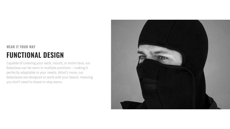 UARM SB Stormbreaker Balaclava, Black, S-XL, SBB