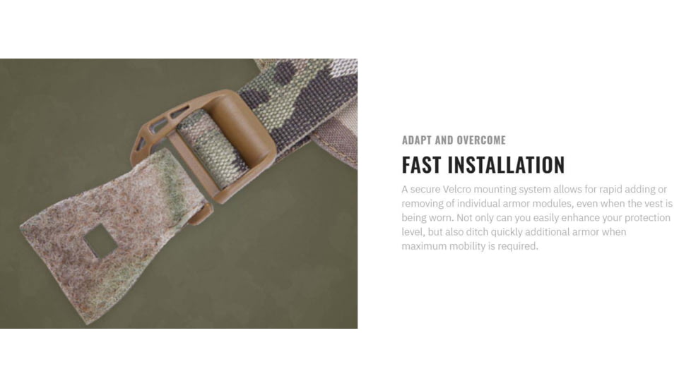 UARM SBAM Shoulder and Biceps Armor Module, Type IIA Threat Level, Multicam, SASBAM2A-SBAMM