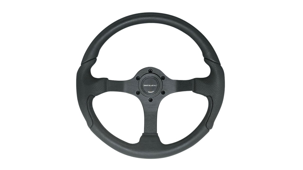 Uflex USA 61812M Steering Wheel Grip With Spokes, Black, NISIDA-B/B