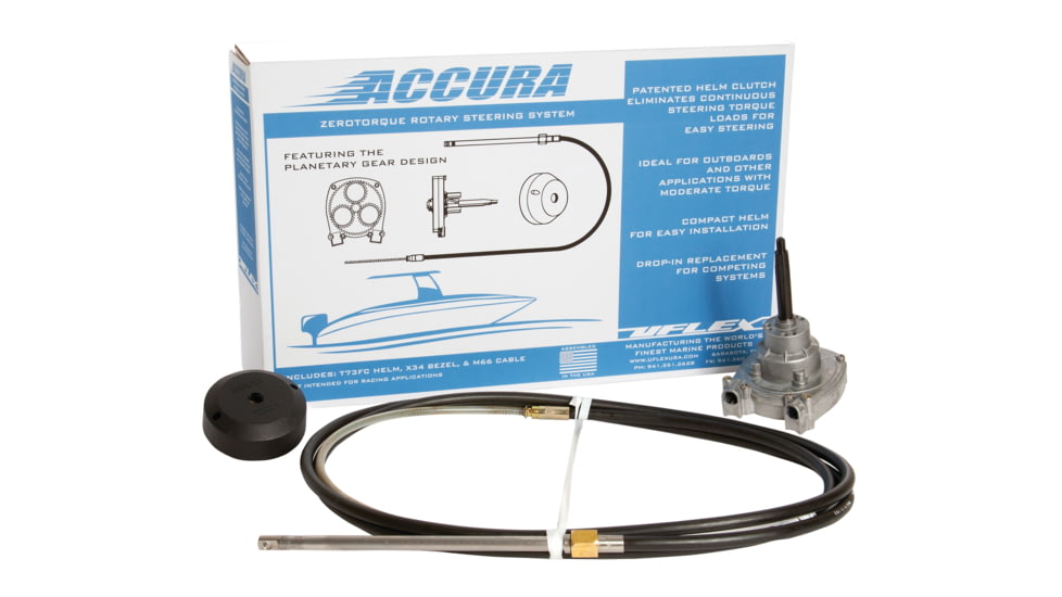 Uflex USA Accura Rotary Steering System Kit, 11ft, ACCURA11