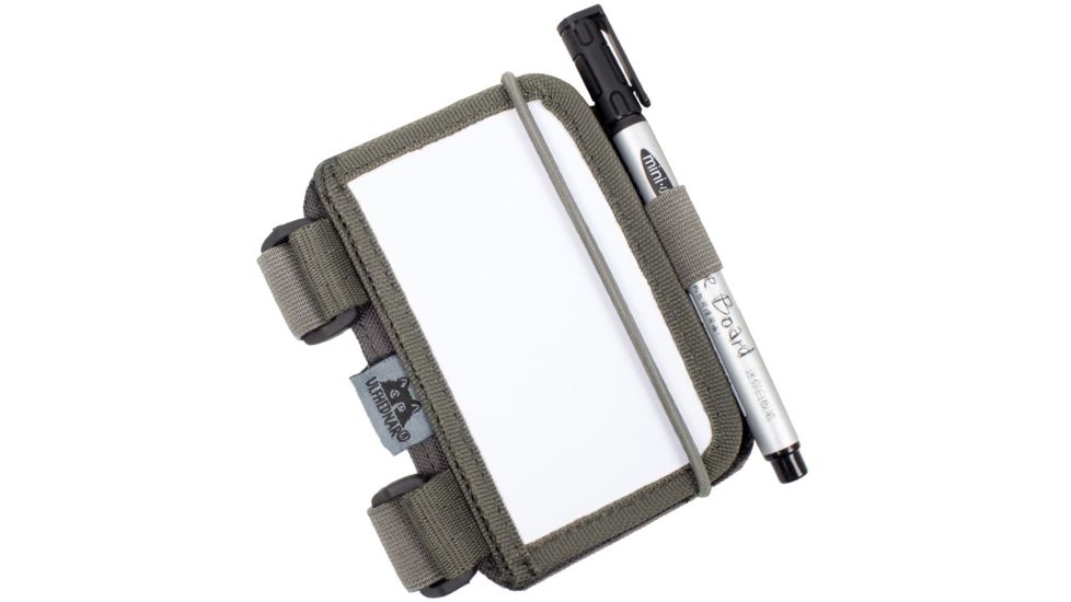 Ulfhednar Notepad for arm, Velcro Incl whiteboard marker, white, NSN N, UH128