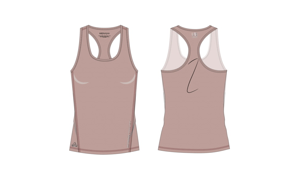 Ultimate Direction Cumulus Racerback Tank W - Womens, Clay, XS, 83481924CLY-XS